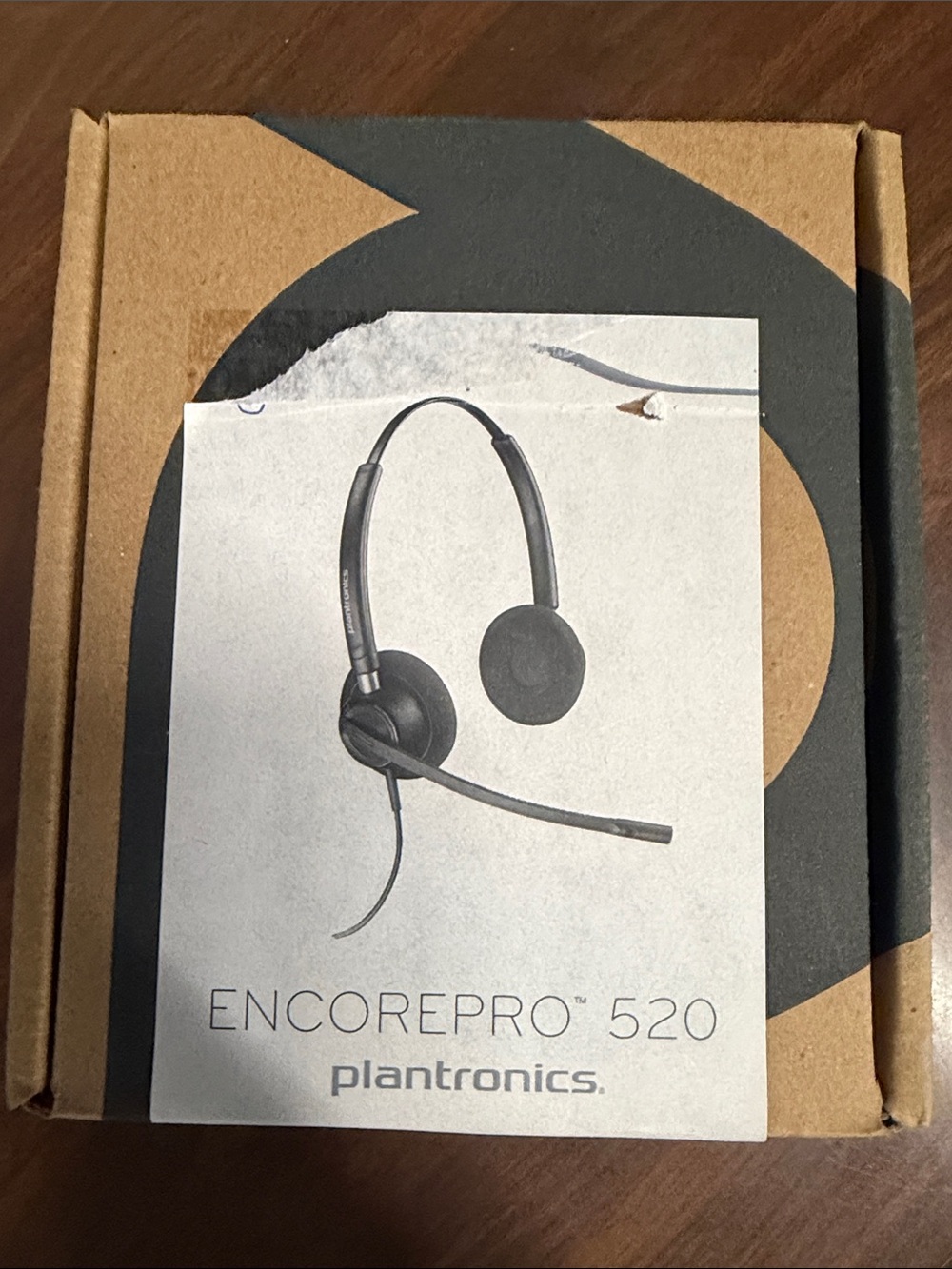 Plantronics EncorePro 520 Wired Headset — Black
